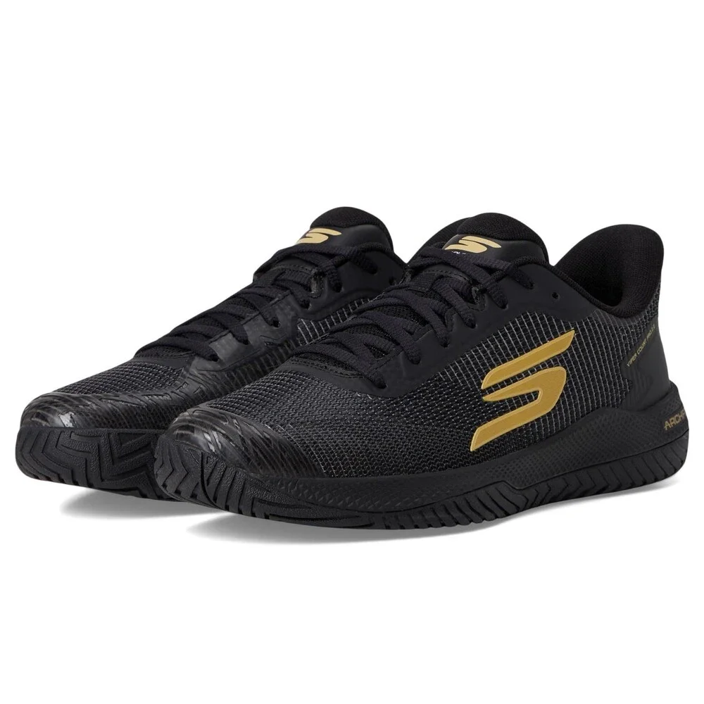Skechers Viper Court Pro 2.0 246109-BKGD Men 8.5 Black Pickleball Shoes ZOGG3571